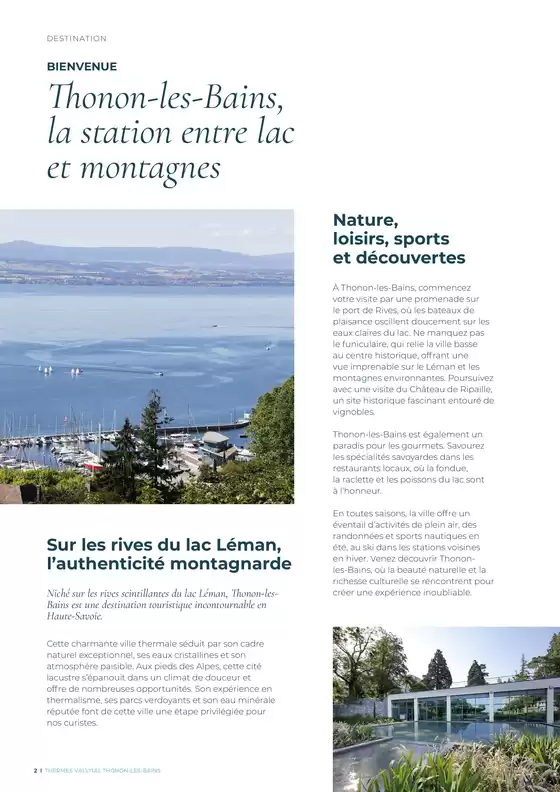 ValVital Brochure établissement Thonon-les-Bains 2025