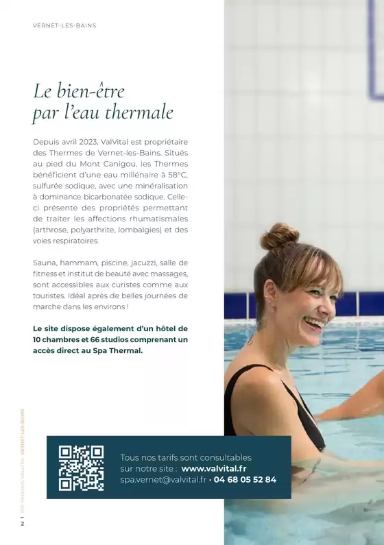 Carte Spa Vernet-les-Bains 2025