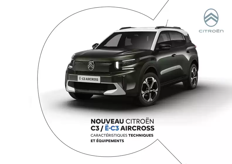 Catalogue Citroën à Dieuze | Citroën Nouveau C3 Aircross Caractéristiques | 2025-02-19T00:00:00.000Z - 2025-12-31T00:00:00.000Z