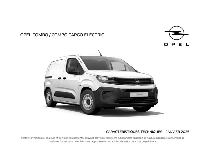 Catalogue Opel à Belfort | Opel Combo Cargo | 2025-04-04T00:00:00.000Z - 2026-04-04T00:00:00.000Z