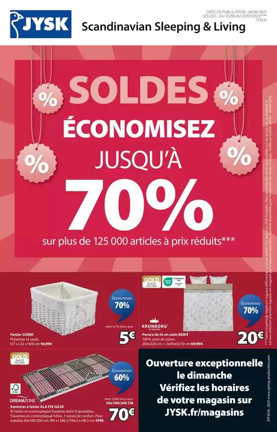 Offres exceptionnelles