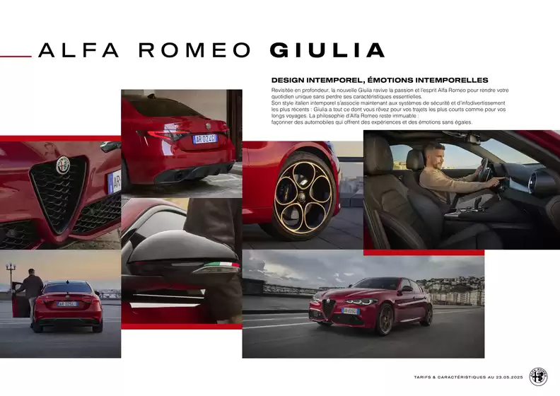 Catalogue Alfa Romeo GIULIA
