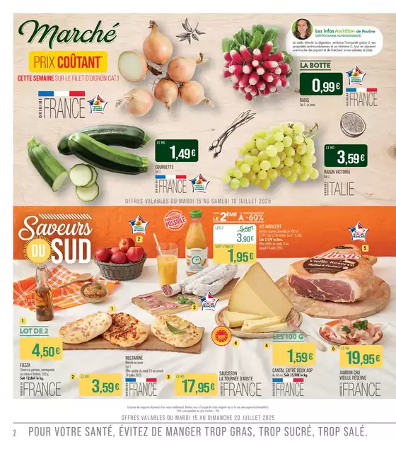 VOS PROMOS de l'été