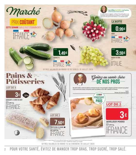 VOS PROMOS de l'été