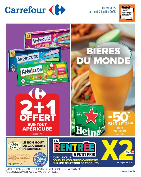 Marché frais / bières du monde