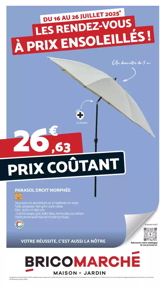 Les rendez-vous à prix ensoleillés