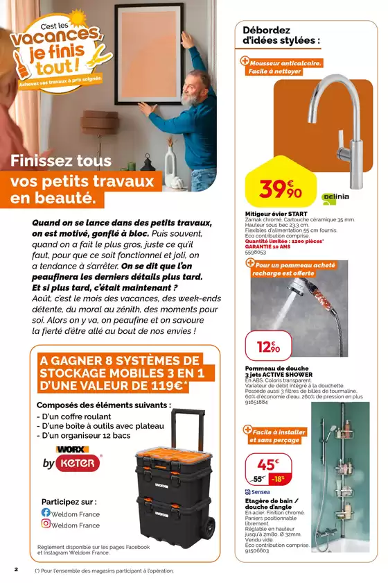 C’est les vacances, je finis tout !