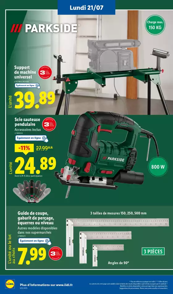 Bricolage, jardinage, jouets et vêtements pour enfants… et bien plus encore chez Lidl !