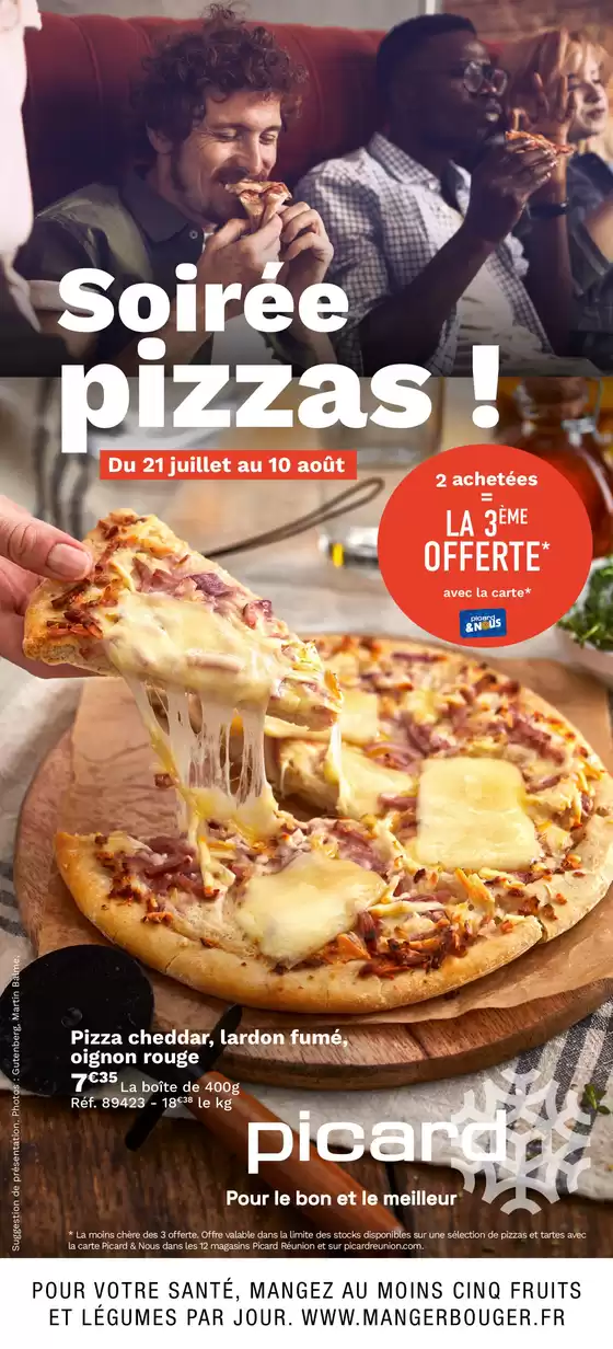 Catalogue Picard | Soirée pizzas ! | 2025-07-21T00:00:00.000Z - 2025-08-10T00:00:00.000Z
