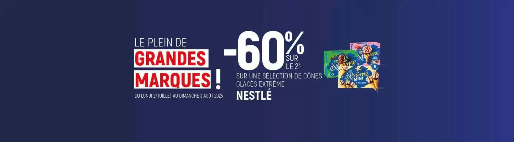 Le plein de grandes marques !