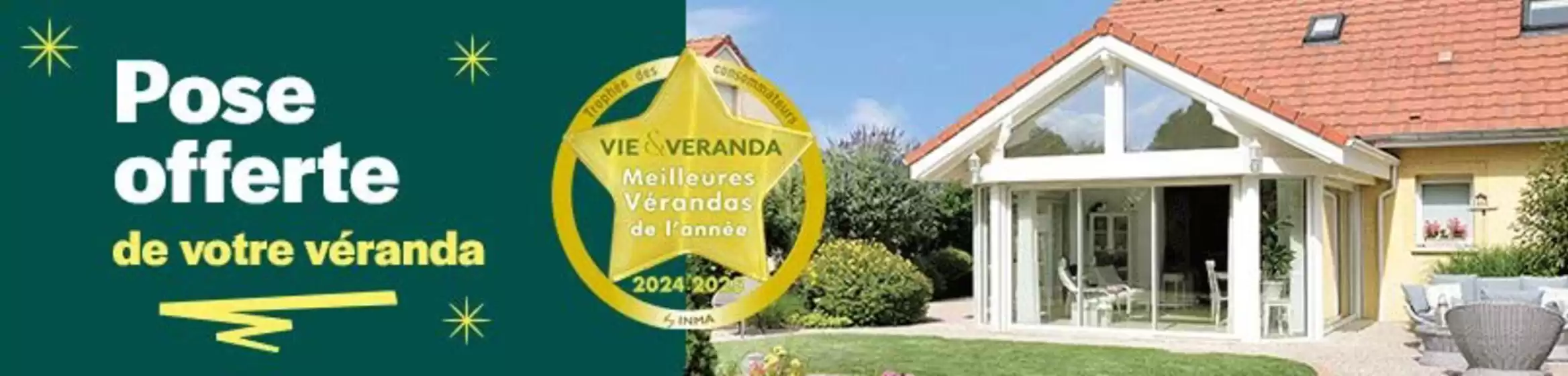 Pose offerte de votre véranda