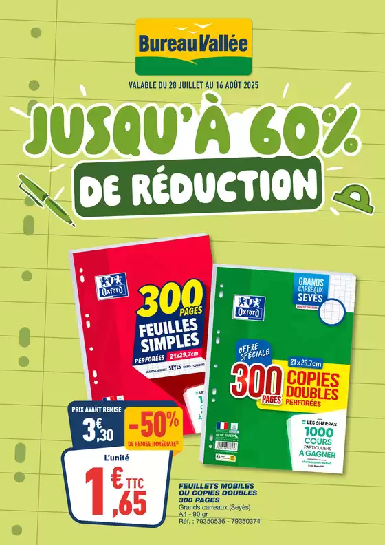 Catalogue Bureau Vallée à Saint-Béat | Jusqu’à 60% de réduction | 2025-07-28T00:00:00.000Z - 2025-08-16T00:00:00.000Z