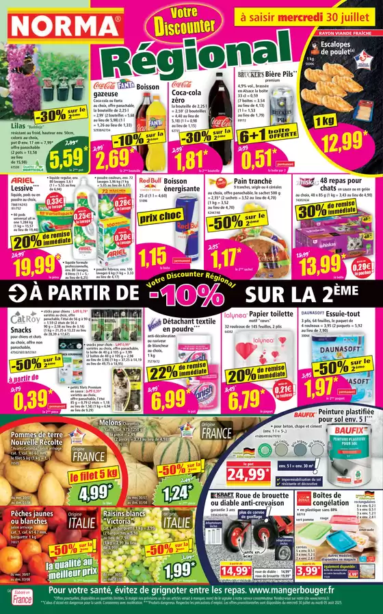 Catalogue Norma à Sury-le-Comtal | À PARTIR DE -10 % SUR LA 2ÈME | 2025-07-30T00:00:00.000Z - 2025-08-05T00:00:00.000Z