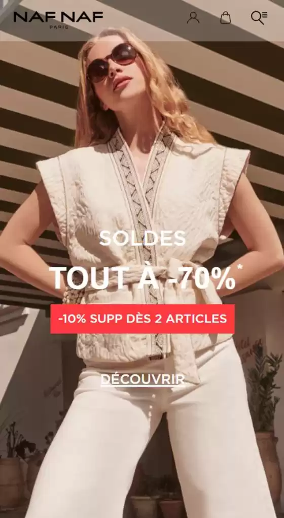 SOLDES TOUT À -70%