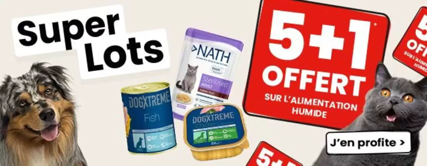 Super lots 5+1 offert
