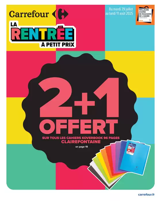 Catalogue Carrefour Drive à La Ricamarie | LA RENTRÉE À PETIT PRIX  | 2025-07-29T00:00:00.000Z - 2025-08-11T00:00:00.000Z