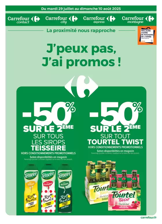 Catalogue Carrefour City à Agen | J'PEUX PAS, J'AI PROMOS ! | 2025-07-29T00:00:00.000Z - 2025-08-10T00:00:00.000Z