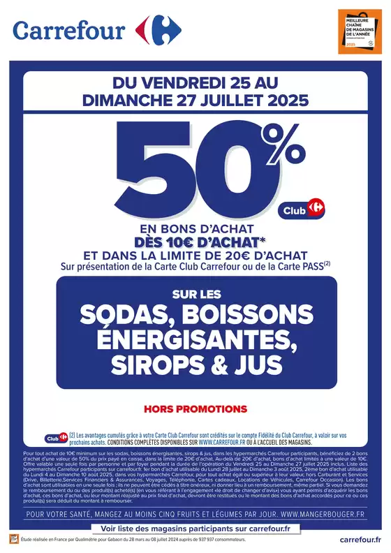 BON D’ACHAT EXCLUSIF
