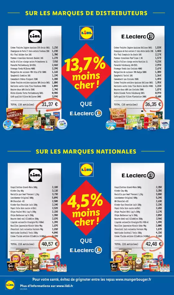 Cette semaine, retrouvez un ensemble de produits de grandes marques à prix Lidl