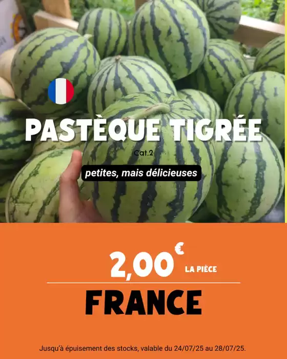 Comme chaque semaine, votre offre fruits et légumes de la semaine, vous attend dans vos rayons !