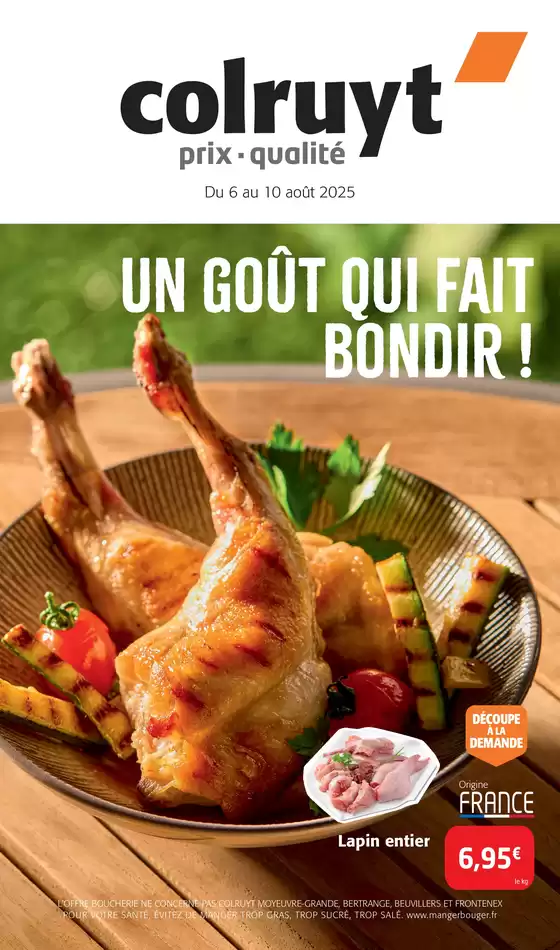 Catalogue Colruyt à Thoissey | Un goût qui fait bondir ! | 2025-08-06T00:00:00.000Z - 2025-08-10T00:00:00.000Z