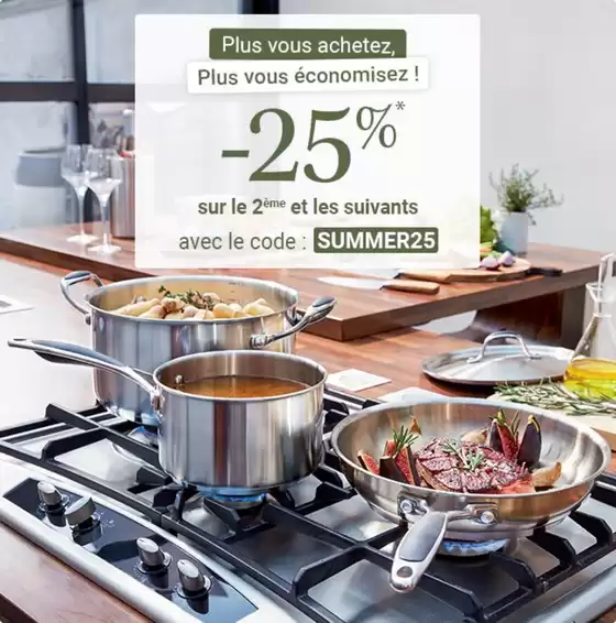 Plus vous achetez, plus vous économisez !