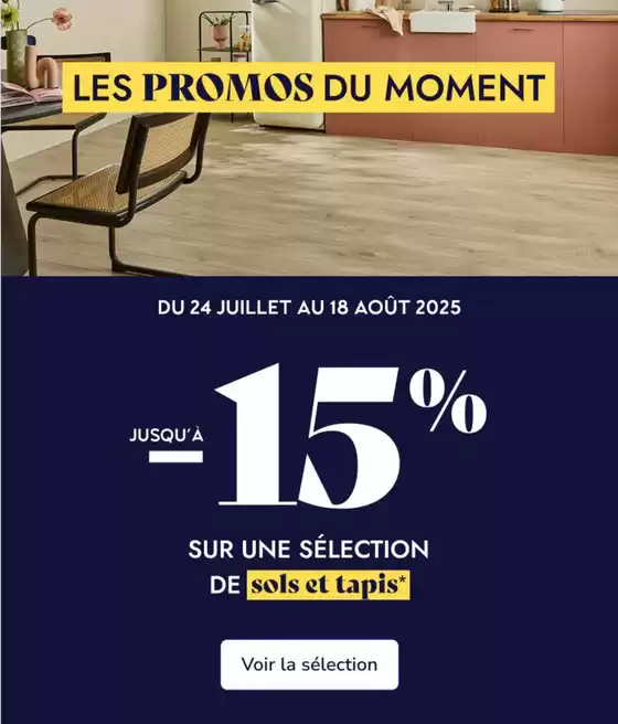 Promos revêtement de sols