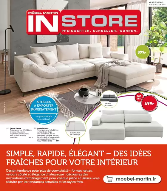  Simple, rapide, élégant - des idées frâiches pour votre intérieur.