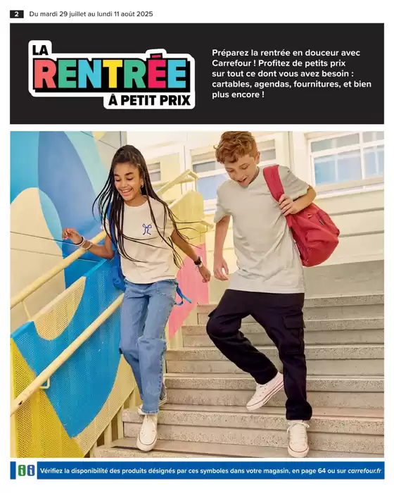 La rentrée à petit prix