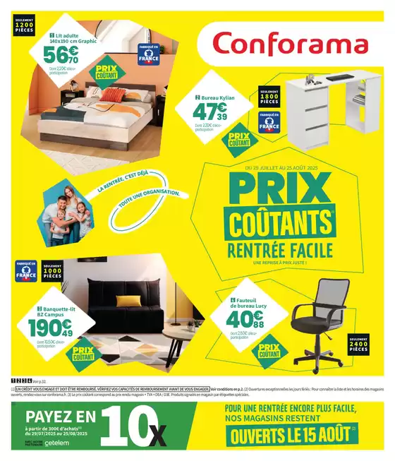 Prix coutants