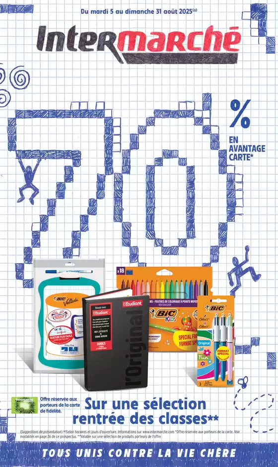 Catalogue Intermarché à Salernes | EVEN RENTREE DES CLASSES | 2025-08-05T00:00:00.000Z - 2025-08-31T00:00:00.000Z