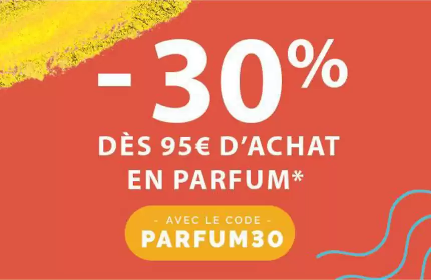 Catalogue Passion Beauté à Saint-Florent-le-Vieil | Profitez de -30% dès 95€ en parfum | 2025-07-29T00:00:00.000Z - 2025-08-01T00:00:00.000Z