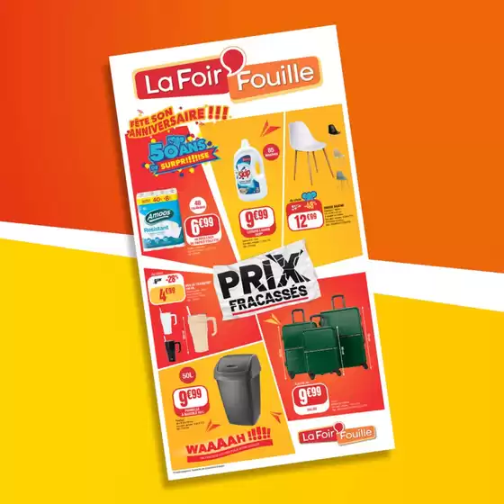 Catalogue La Foir'Fouille à Reims | Le genre de petits prix qui donnent envie de redécorer toute la maison et préparer son sac de plage… tout ça dans la même journée | 2025-07-29T00:00:00.000Z - 2025-08-09T00:00:00.000Z