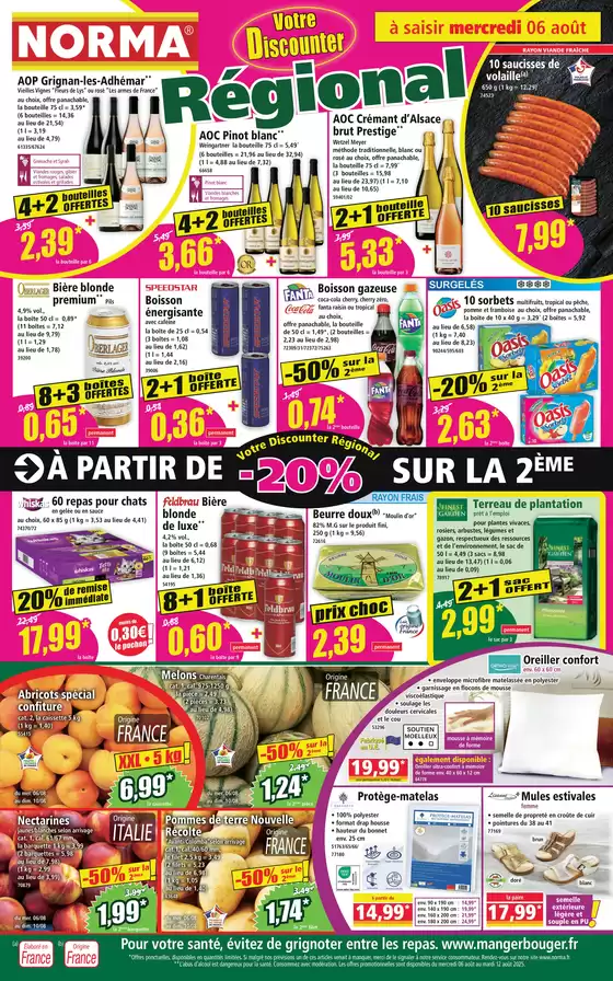 Catalogue Norma à Val-de-Reuil | A partir de 20% de remise immédiate | 2025-08-06T00:00:00.000Z - 2025-08-12T00:00:00.000Z