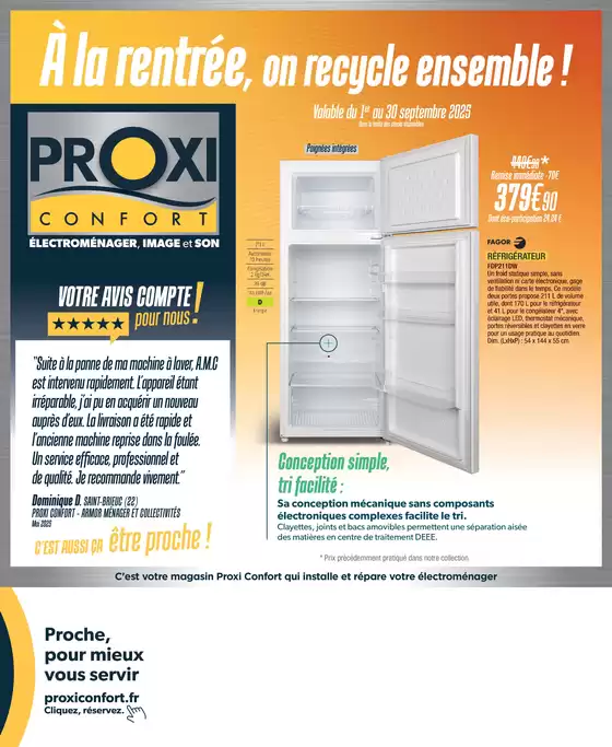 Catalogue Proxi Confort à Chantonnay | BP Tabloid Septembre 2025 | 2025-09-01T00:00:00.000Z - 2025-09-30T00:00:00.000Z
