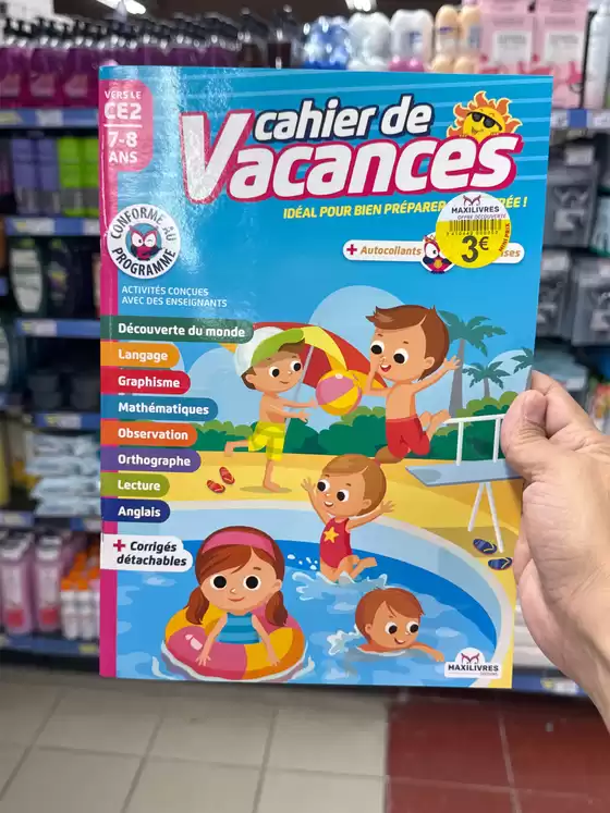 Préparez la rentrée avec les cahiers de vacances maternelle et primaire !