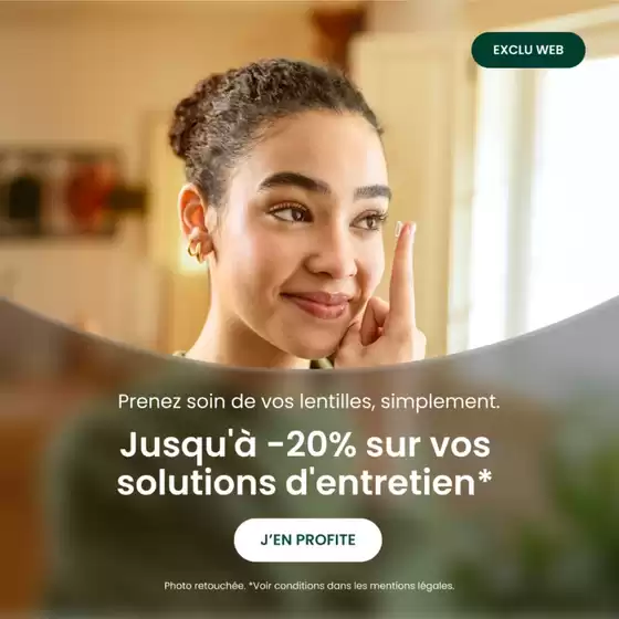 Jusqu'à -20% sur une sélection de solutions d'entretien"