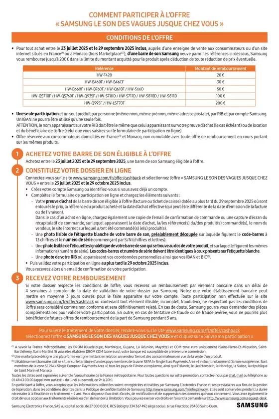 Jusqu'à 200 remboursés