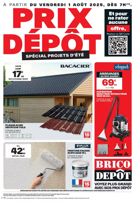 Catalogue Brico Dépôt à Courbevoie | Spécial projets d'été ! | 2025-08-01T00:00:00.000Z - 2025-08-14T00:00:00.000Z