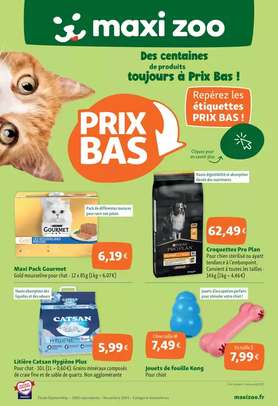 Catalogue Maxi Zoo à Deauville | Maxi Zoo, Prix Bas!  | 2025-08-06T00:00:00.000Z - 2025-08-24T00:00:00.000Z