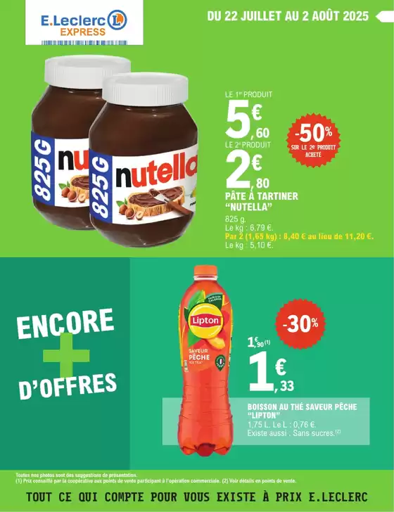 Catalogue E.Leclerc Express à Illkirch-Graffenstaden | TRAFIC POUVOIR ACHAT 9 - Express | 2025-07-31T00:00:00.000Z - 2025-08-02T00:00:00.000Z