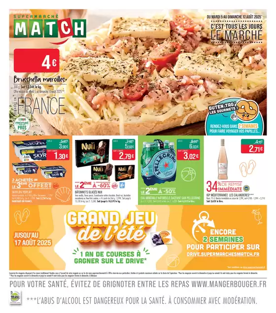 Catalogue Supermarché Match à Beauvais | C'EST TOUS LES JOURS LE MARCHÉ | 2025-08-04T00:00:00.000Z - 2025-08-17T00:00:00.000Z