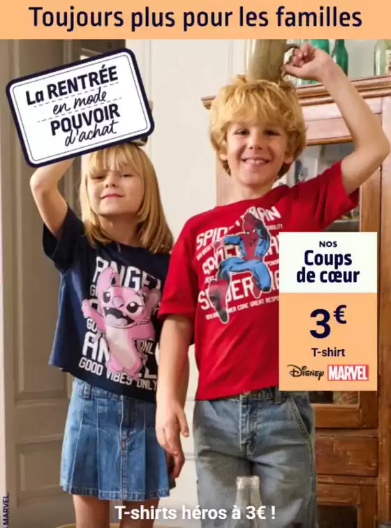 Toujours plus pour les familles 