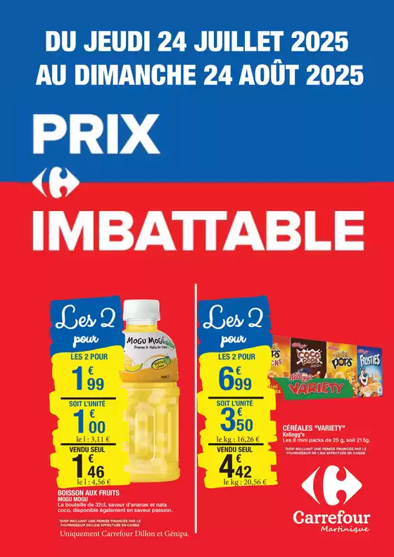 PRIX IMBATTABLE
