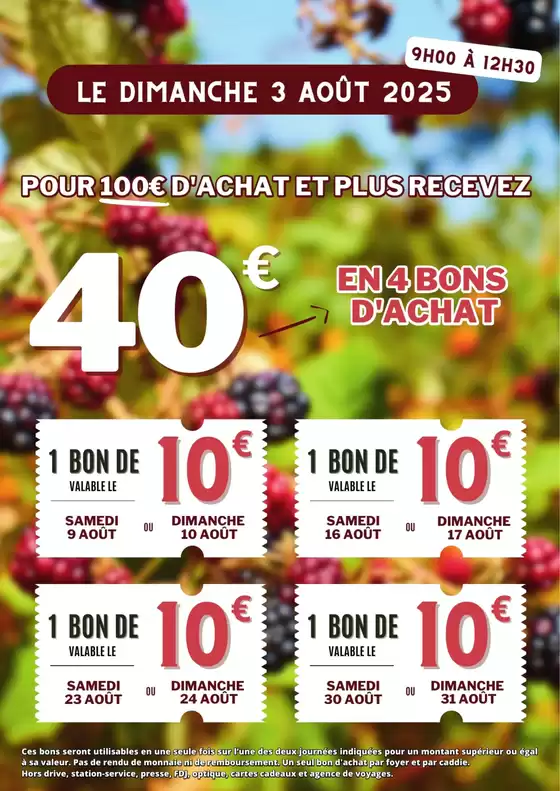 Catalogue E.Leclerc à Vermelles | Bons dachat 3 août | 2025-08-09T00:00:00.000Z - 2025-08-31T00:00:00.000Z