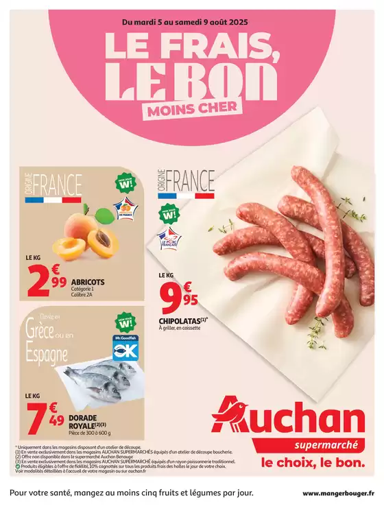 Le frais, le bon moins cher