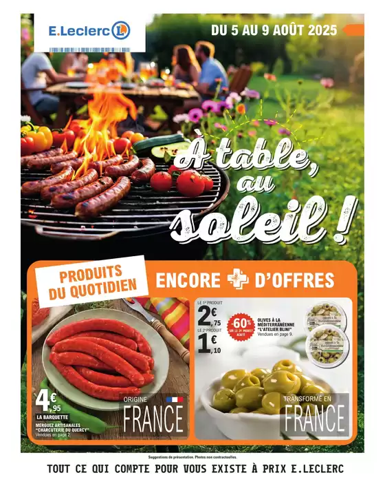Catalogue E.Leclerc à Coulanges-lès-Nevers | TRAFIC POUVOIR DACHAT 10 | 2025-08-05T00:00:00.000Z - 2025-08-09T00:00:00.000Z