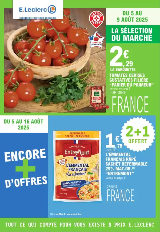 Catalogue E.Leclerc à Azé | TRAFIC POUVOIR ACHAT 10 - MIXTE | 2025-08-05T00:00:00.000Z - 2025-08-16T00:00:00.000Z