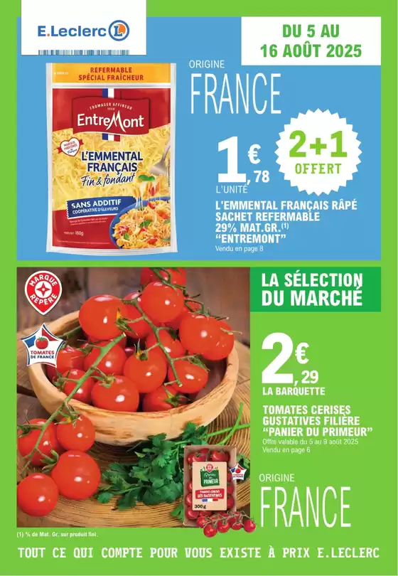 Catalogue E.Leclerc à Villeneuve-Loubet | TRAFIC POUVOIR ACHAT 10 - MIXTE | 2025-08-05T00:00:00.000Z - 2025-08-16T00:00:00.000Z