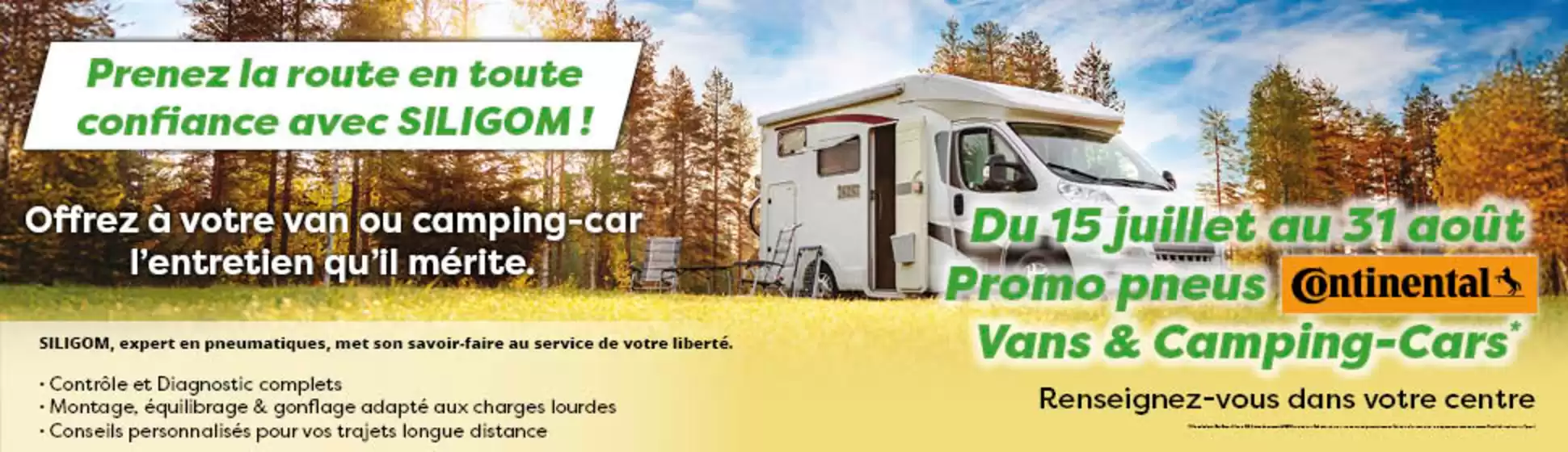 PROMOS PNEUS VAN & CAMPING-CAR - EQUIPEZ-VOUS POUR L'ÉTÉ !